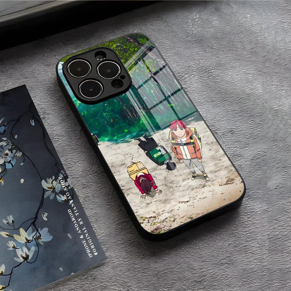 D-Dan D-Da Daa Phone Case For IPhone 17 Air 16 E Pro Max 15 14 13 Mini 12 Pro 11 Max Plus Black Glass Cover