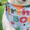 Dog Birthday Costume Accessory Pet Hat Bandana Numbers Set Puppy Dress Up Triangle Scarf Outfit for Small Medium Large Dogs