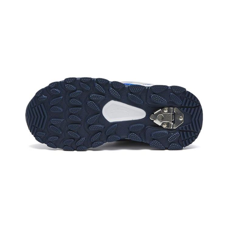 Anta Rotating Buckle Fleece Lined Wear Resistant Non Slip Warm Childrens Casual Shoes Kids Casual Shoes Blue White 312249988-5