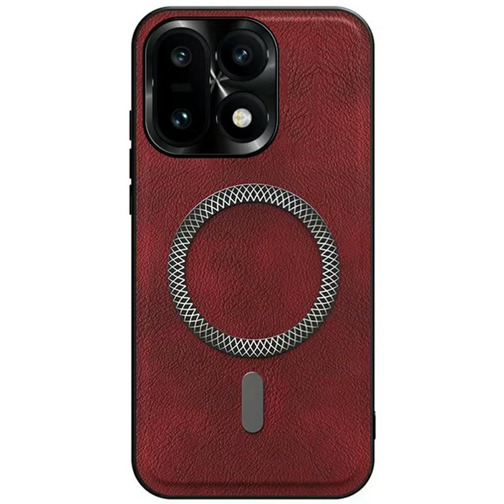 

Для OnePlus 15 5G Магнітний чохол PU TPU PC Задня кришка телефону з металевою рамкою для камери