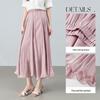 Elegant Flowy A-Line Midi Skirt