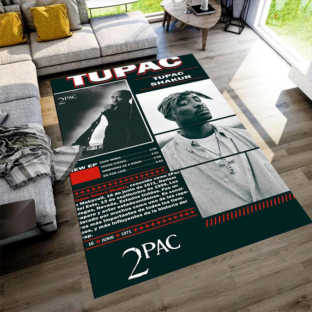 2pac Area Rug Perfect for Entryway Living Rooms Decorate Room Dormitory Anti-slip Rug Decorate Offices Perfect Birthday/Christmas Gift Idea