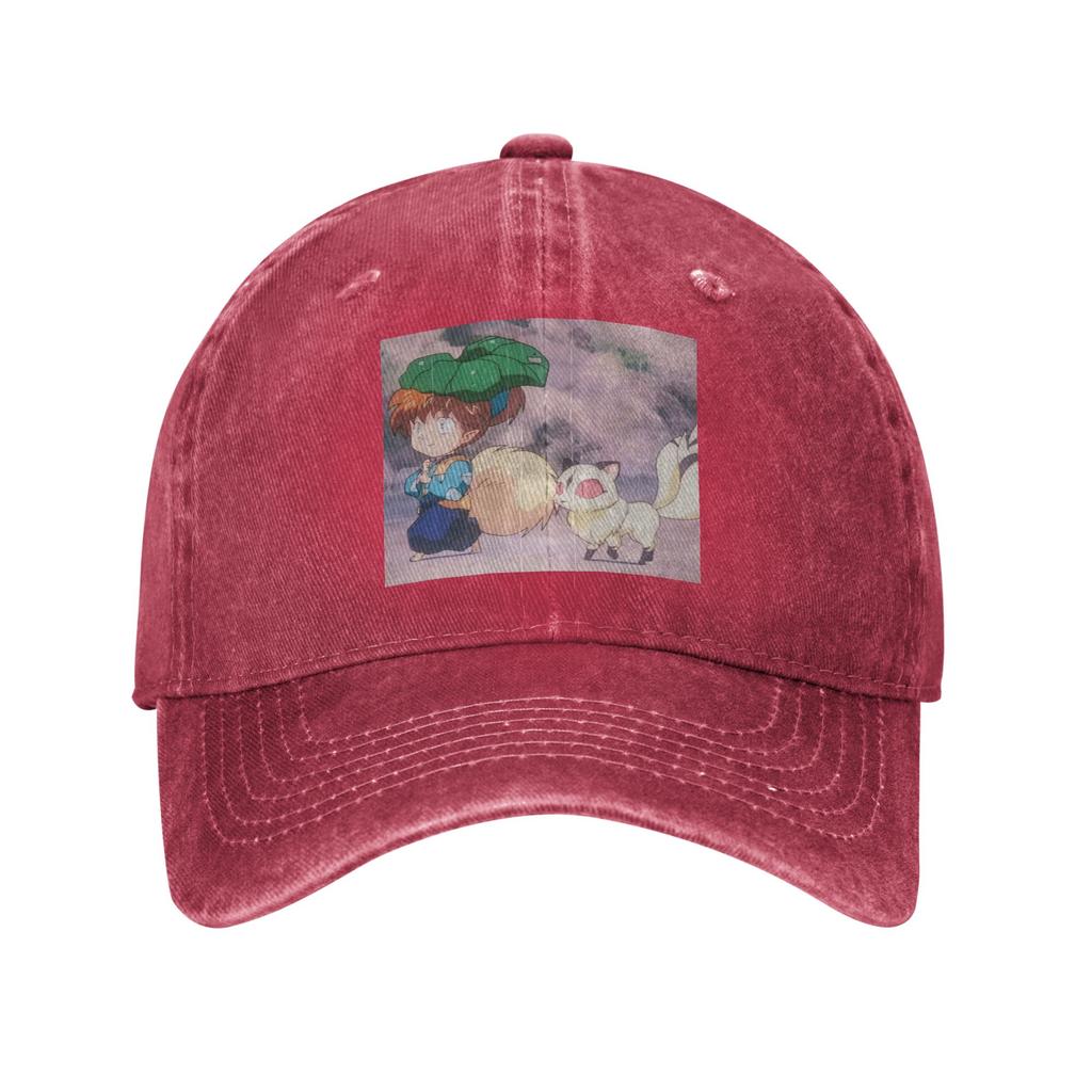 Anime Inuyasha Shippo Jeansstoff Kappe Lässige Baseballkappen Verstellbare Mütze Sommer Unisex Baseballkappen