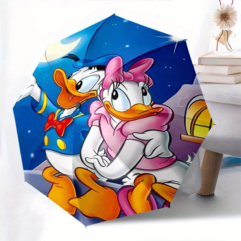 

Daisy and Donald Duck Cartoon Umbrella, Portable 3-Fold Compact Umbrella, Suitable for Camping, Hiking and Travel, Ideal Easter Birthday Gif