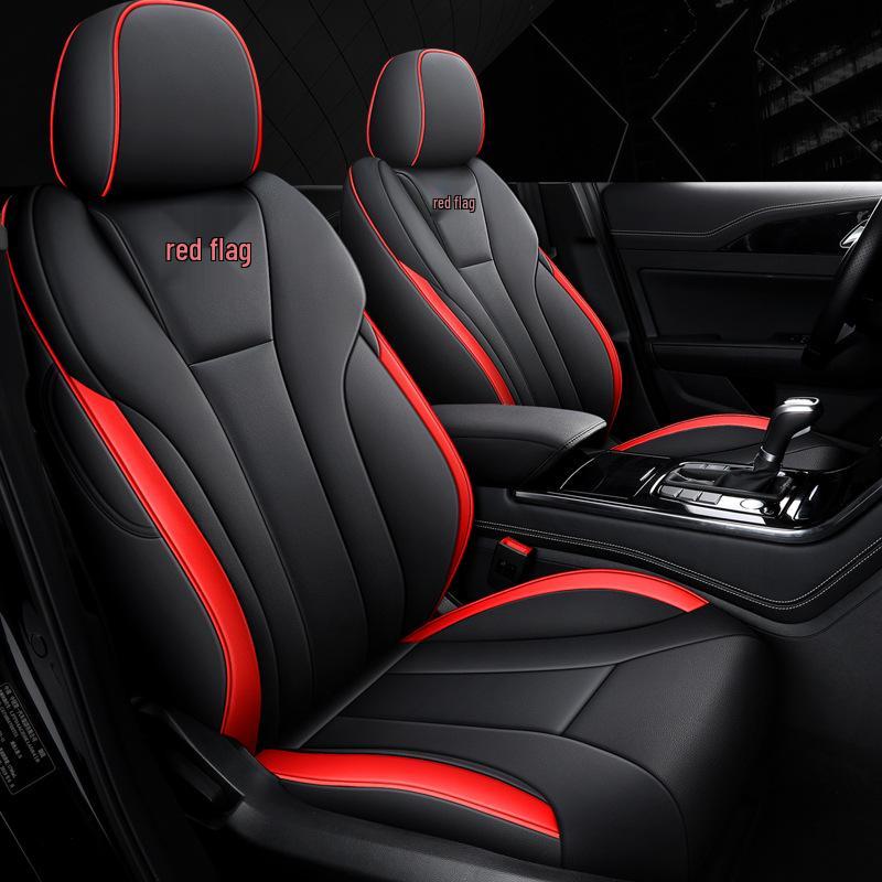Durable Leather All-Season Full-Surround Seat Covers for Hongqi H5 - 5-Seater