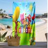 Pocoyo Aufdruck Schnelltrocknendes Strandtuch Super Saugfähiges Weiches Leichtes Badetuch für Pool Sommer Reisen