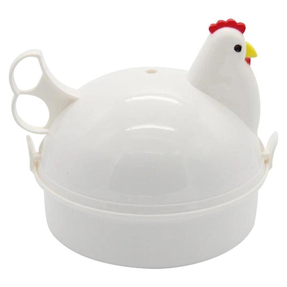 4 Eggs Egg Cooker Microwave Cooking Tool New Egg Boiler Steamer