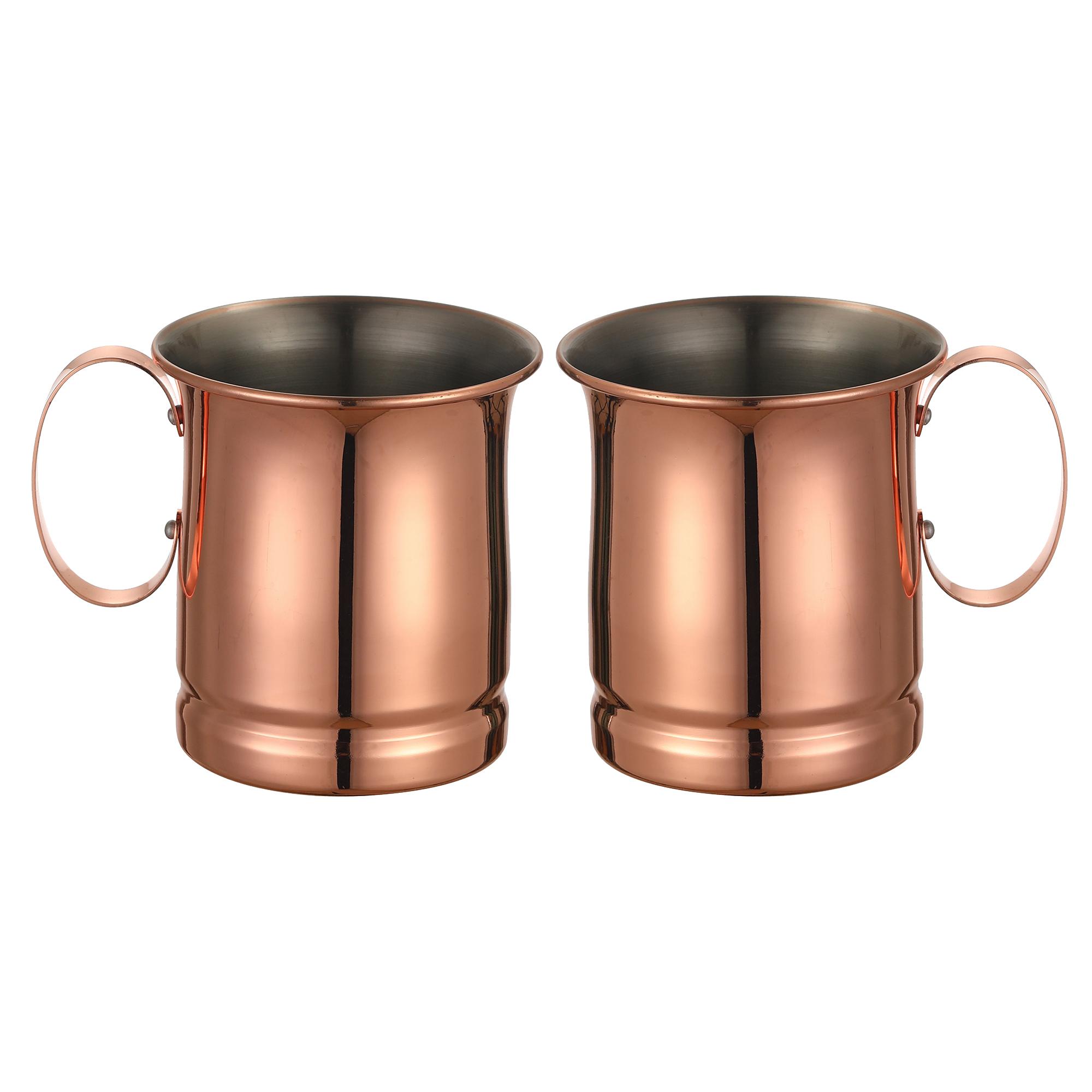 

2PCS Moscow Mule Mugs Mule cups Beverage Mug Coffer Cup 401-500ml