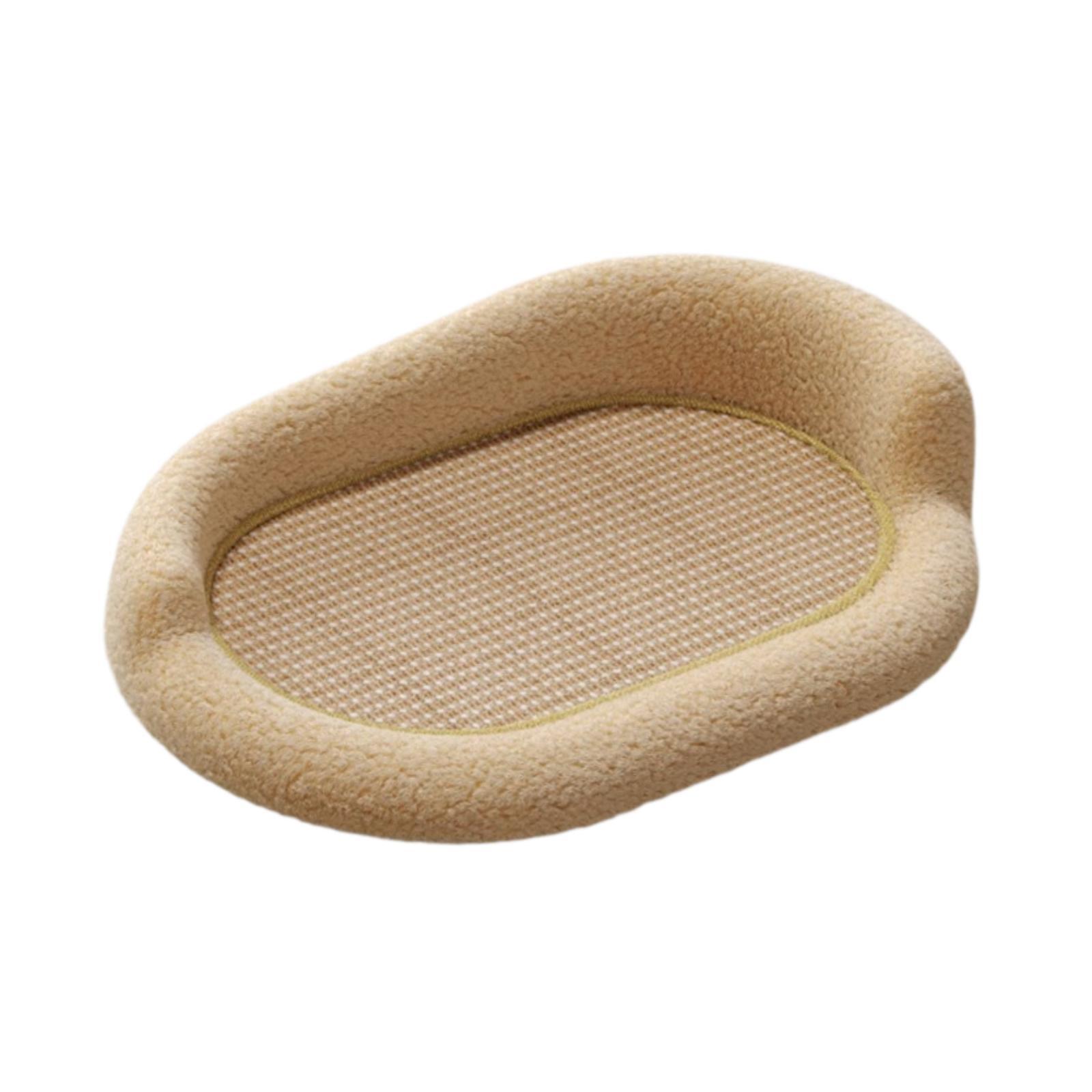 

Oval Cat Scratcher Lounge 61x40x25cm Lightweight Multipurpose Anti Slip Feet