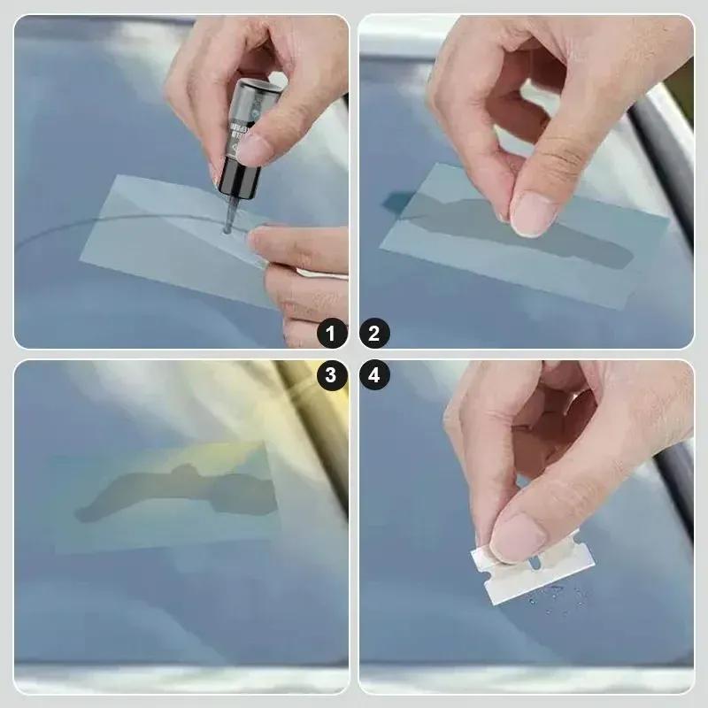 Invisible Windshield Crack Repair Kit - DIY Auto Glass Fix for Chips & Scratches! Save $$$ on Car Window Restore Resin