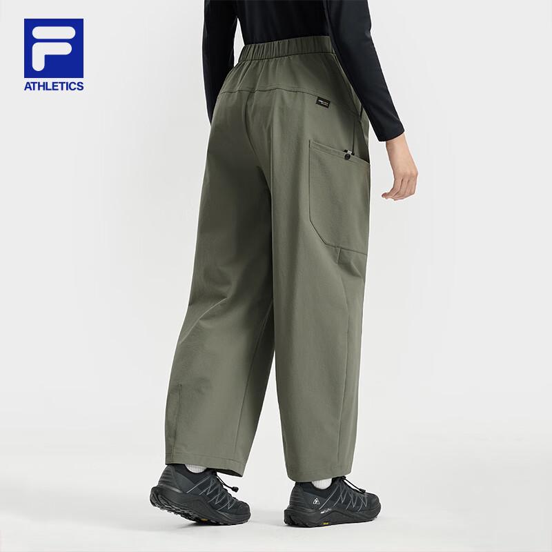 FILA Women's Woven Straight-Leg Pants