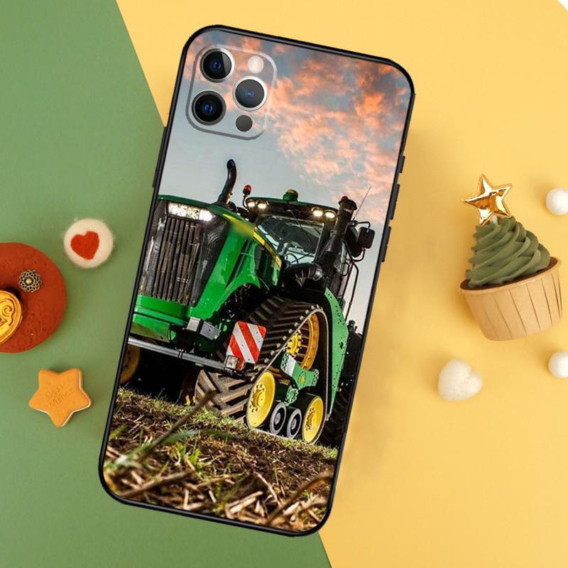 Farm Vehicle Tractor Phone Case For iPhone 17 17Air 16 15 14 13 11 12 Pro Max 12 13 Mini 16E Shockproof Cover