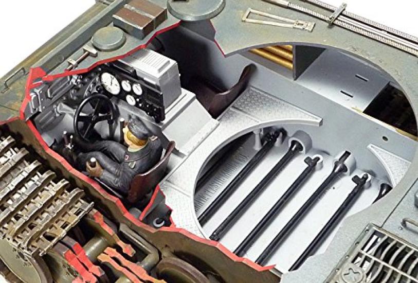 Tamiya Tank Series 11 German Army Tiger I Heavy Tank Display Kit Plastic Model 30611 1/25 No.