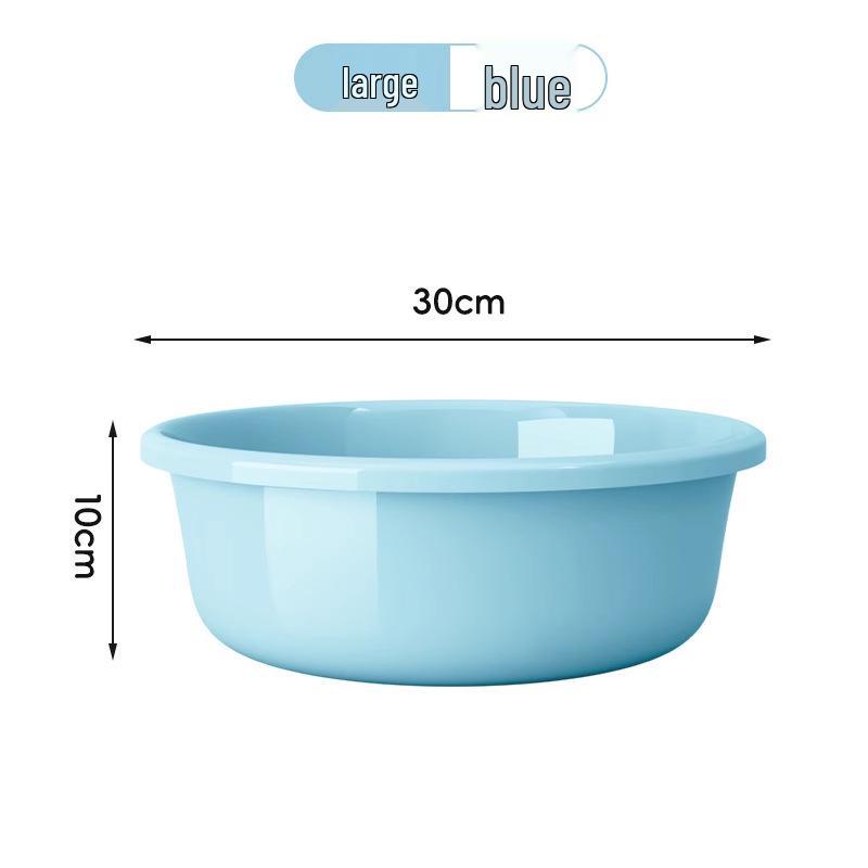 Large Durable Multi-Purpose Plastic Wash Basin for Dorms and Babies