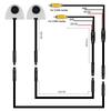 Carsanbo Car Side Rear View Camera Blind Spot Camera For Sedan Pickup Truck Night Vision Waterproof Parking Assistant