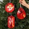 DIY Gemstone Christmas Pendants Shining Christmas Tree Ornaments Christmas