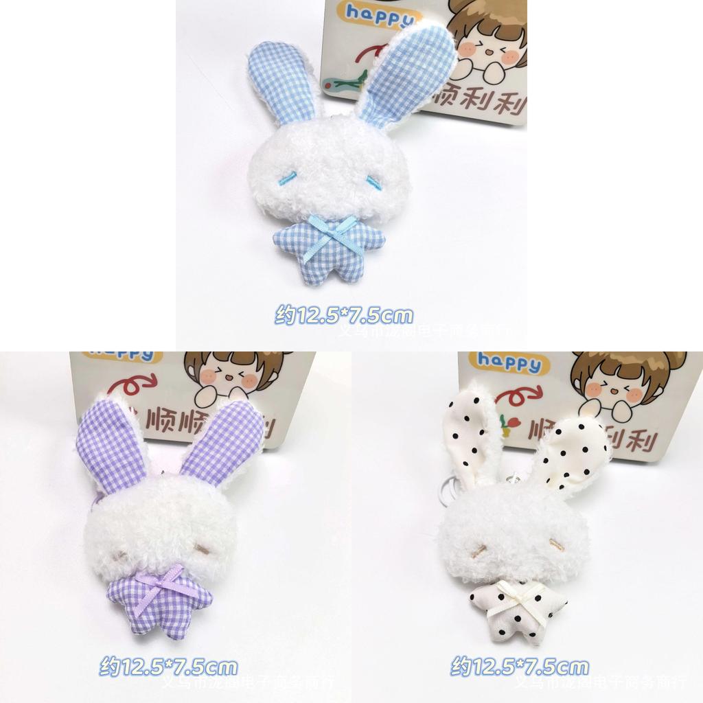 Plush Bunny Keychain With Cartoon Design For Girls And Teens
