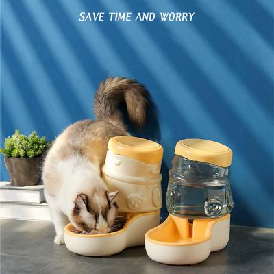 Fournitures pour animaux de compagnie grande capacité chien chat mangeoire automatique bol détachable distributeur d'eau alimentation alimentaire pour chiens chats