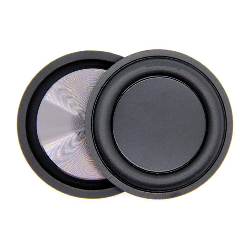 2PCS Radiator Speaker Diaphragm Bass Diaphragm Rubber DIY Speaker Plate Passive Radiator Auxiliary Bass Vibration Plates 1
