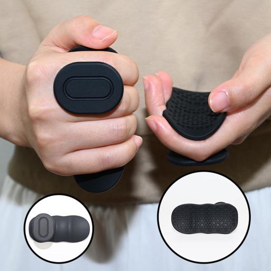 1 Paar Anti-Rutsch Silikon Trainingsgriffe Männer Frauen Handflächenschutz Gewicht
