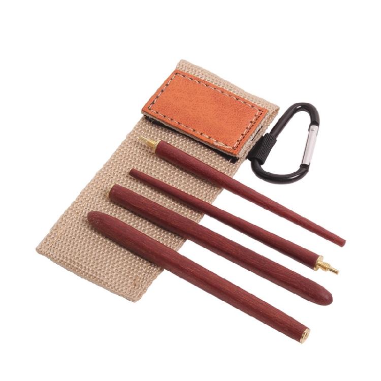 Folding Wooden Chopsticks Portable Dinnerware Tableware for OutdoorPicnic Travel