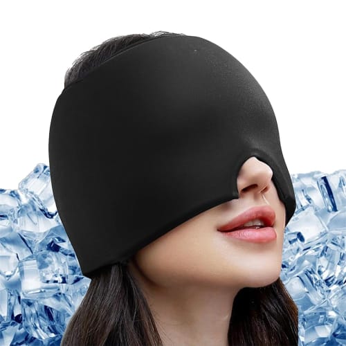 New for Summer 2024: Eye Mask, Eye Pillow, Cooling Gel Pack, Hot Mask for Head, Eyes, Tension, Sleep, and Stress Relief. Unisex, Comfortable, Cooling