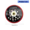 6inch 17 Hole Sanding Pad For Smooth Polishing for BO6030, BO6040, RO1, ES150,Sander Models Durability Plastic Construction