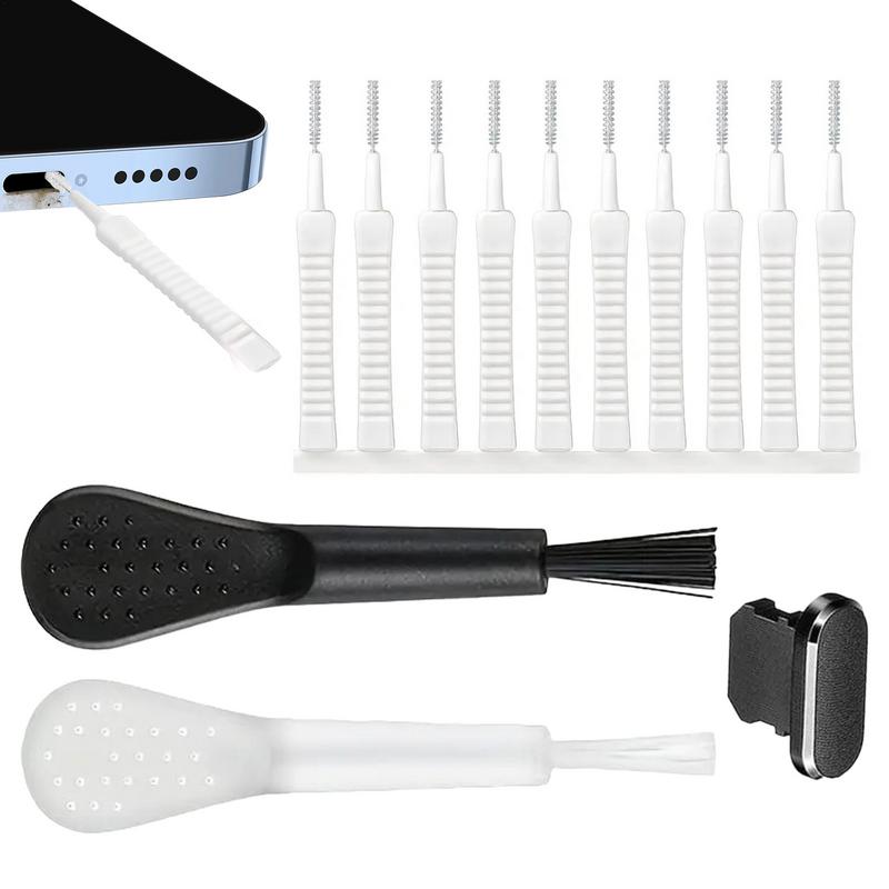 13PCS Phone Speaker Cleaning Kit Charging Port Cleaning Set Reusable Cleaning Brush With Soft Bristles For Removing Dust Dirt