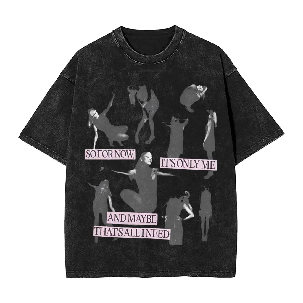 Singer Ariana Grande T Shirt Eternal Sunshine Deluxe Album Women Cotton Novelty T-Shirt Crew Neck Tee Shirt Tops