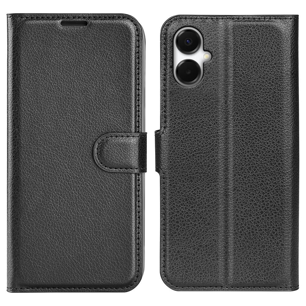 For Samsung Galaxy A06 5G Wallet Case Litchi Texture Shockproof Leather Flip Stand Phone Cover