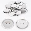 50Set 25-75Mm Metal Badge Pin Button Maker Parts Diy Blank Badge Button Parts For Art Crafts Making Iron-Base Badges Set