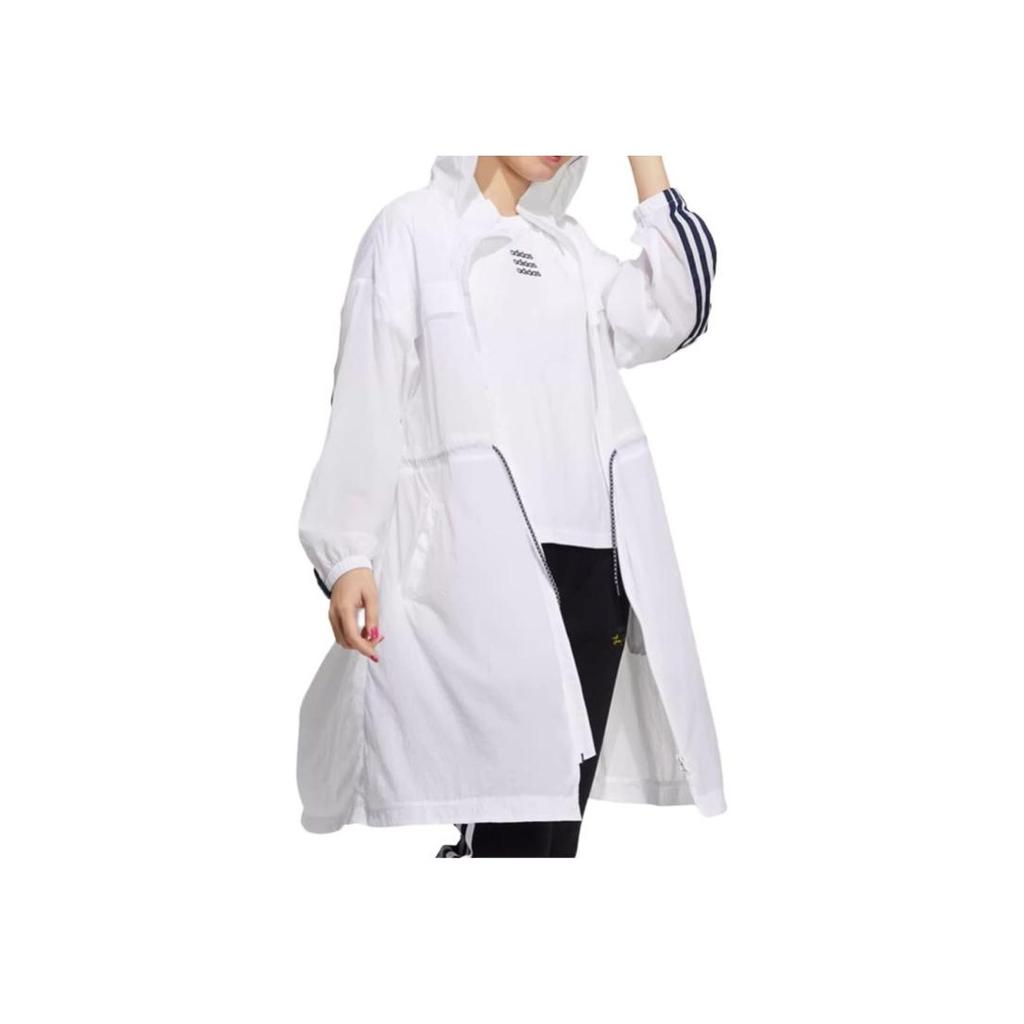 Adidas Neo Hooded Casual Sports Jacket Women Jackets White H18584