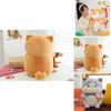 Adorable Cat Plush Toy Sleeping With Fish Soft Stuffed Doll Gift For Kids