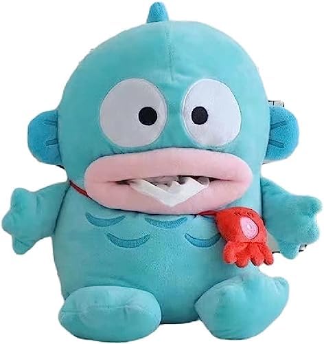 

Hangyodon Tissue Case, Tissue Cover, Tissue Holder, Plush Toy, Car Hanging, Fluffy, Popular, Cute Character Merchandise (Hangyodon)