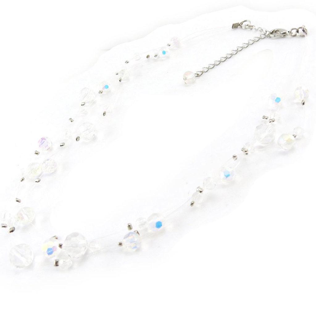 Les Trésors De Lily [J2795] - White 'Sissi' Necklace