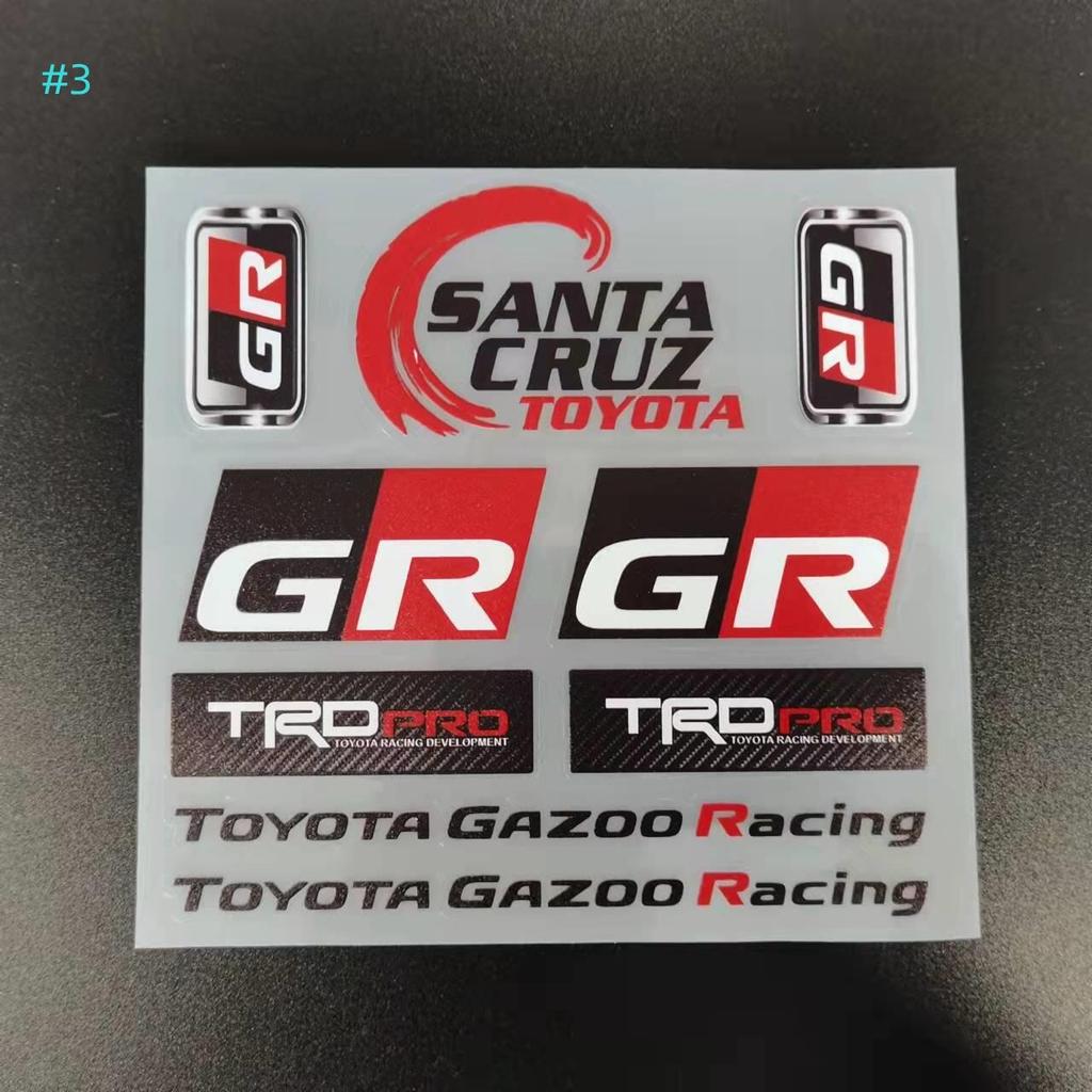 Autómatricák Stílusos Vinil Grafika Csíkok Autóajtó Első Fájl Napellenző Ablak Dekoráció Toyota Gr Sport C-Hr Rav4 Avensis TRD-hez