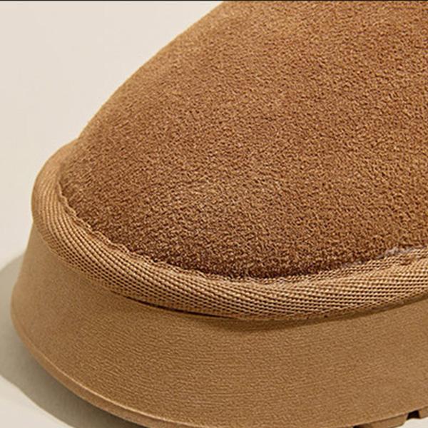 Winter Suede Thick-Sole Snow Boots Fleece-Lined Thickened Cotton Boots Casual Cotton Boots
