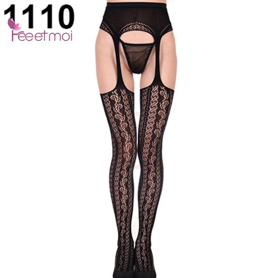 Sexy Pantyhose Enchanting Waist Curve Breathable Sleep Colthes Seamless Sexy Wear Long Mesh Lace Stocking Women Socks