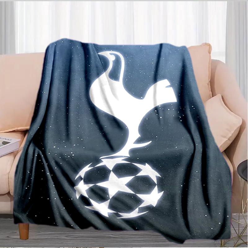 Tottenham Crest Design Printed Throws Blanket Soft Flannel Blankets for Couch Bed Gifts for Men Women Picnic blanket Christmas gifts