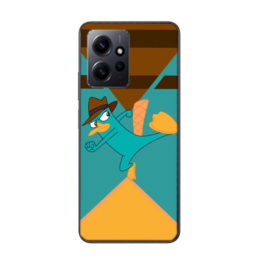 Cartoon Perry The Platypus Phone Case For Redmi 12 13C 12C 15C 9 10 10C Note 13 Pro Plus 14 15 Pro 9T 9C 9A TPU Soft Cover Clear