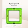 Large Magnetic Building Tiles Set for Kids - Educational Suction Magnet Blocks
