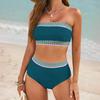 Women's Stylish Slimming High Waist Sexy Two-Piece Bikini Swimsuit