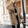 Leopard Print Imitation Fur Coat Women's Wool Coat Women's Coat Autumn and Winter New
