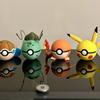 Poké Ball Pokemon Form Sphere Figures Model Statue Desktop Ornament 3d Printed Model Trendy Toy Surprise Gift Collectible