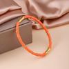 Stainless Steel Enamel Resin Bracelet Colorful Stainless Steel Bangle Bamboo Joint Bangle  Party