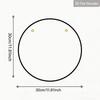 2D Flat "Mi Negocio Es Bendecido Porque Mi Socio Es Dios" 2D Flat Round Wooden Hanging Sign, Christian Business Decor, Religious Gift for