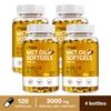 Cápsulas de Óleo MCT de Alta Pureza, 3000mg, Fórmula Potente, Adequado para Homens e Mulheres