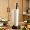 Huaqianguhh Porta Rotolo di Carta, Supporto Multiuso per Rotoli da Cucina, Pellicola Trasparente e Carta, Portatovaglioli Retro in Ghisa con Peso