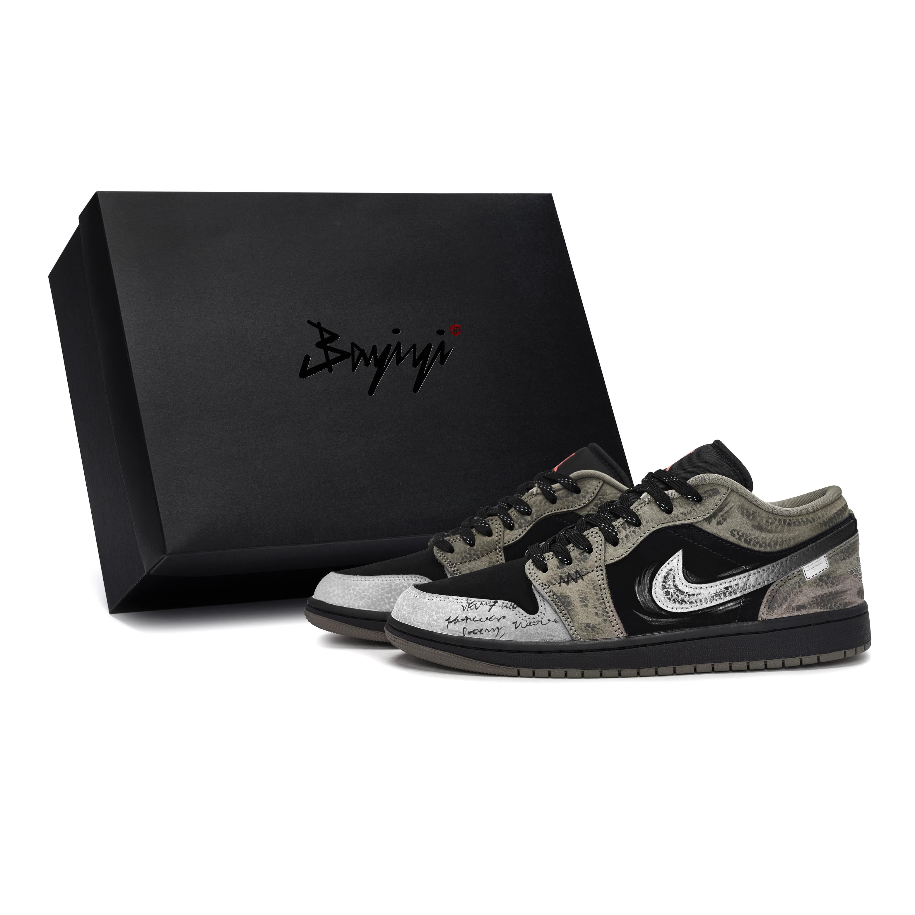 

Jordan Air Jordan 1 811 Manufacturing, Dawn Stream Light, Special Shoe Box Low top Vintage Basketball Shoes Unisex IB7109-005(Team80-S-BOX) 44.5