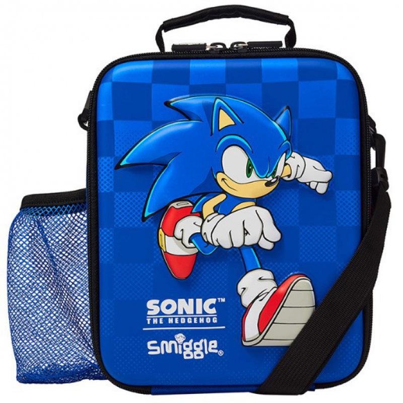 Smiggle Australia Sonic Cartoon Large Waterproof School Backpack for Kids